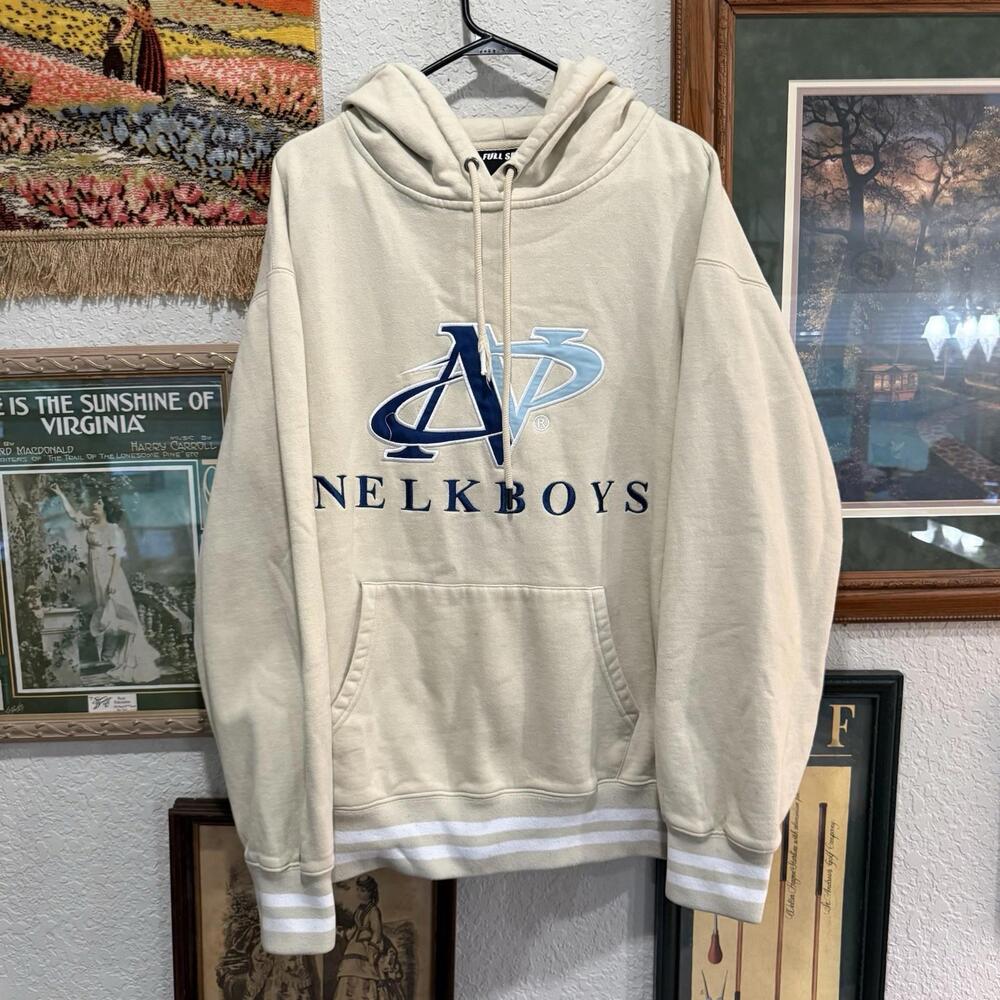 Full Send Nelk Boys Classic Embroidered Designer Hoodie Size Medium